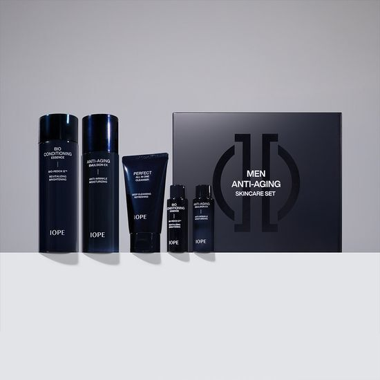[남성선물]아이오페 맨 2종세트(에센스145ml+에멀젼 120ml+3종미니어처 증정